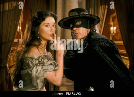 Legende des Zorro Catherine Zeta-Jones, Antonio Banderas © 2005 Columbia Stockfoto