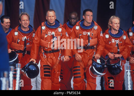 "Armageddon" 1998 Steve Buscemi, Will Patton, Bruce Willis, Michael Clarke Duncan, Ben Affleck, Owen Wilson Stockfoto