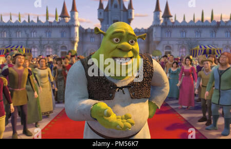 Szenenfoto aus "Shrek 2 "Shrek © 2004 Dream Works Foto mit freundlicher Genehmigung von Dream Works Pictures Datei Referenz # 307351229 THA nur für redaktionelle Verwendung - Alle Rechte vorbehalten Stockfoto