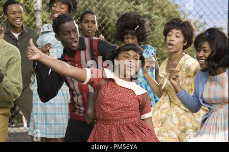 Szenenfoto aus "Hairspray" Elijah Kelley, Taylor Parks © 2007 New Line Cinema Foto: David James Datei Referenz # 307351402 THA nur für redaktionelle Verwendung - Alle Rechte vorbehalten Stockfoto