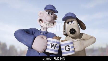 Studio Werbung immer noch von "Wallace & Gromit: Der Fluch der "Were-Rabbit Wallace, Gromit © 2005 DreamWorks Datei Referenz # 307361468 THA nur für redaktionelle Verwendung - Alle Rechte vorbehalten Stockfoto