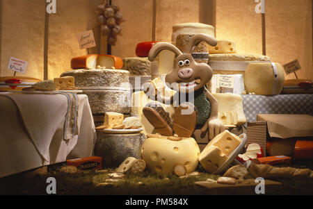 Studio Werbung immer noch von "Wallace & Gromit: Der Fluch der Were-Rabbit'-Stall © 2005 DreamWorks Datei Referenz # 307361472 THA nur für redaktionelle Verwendung - Alle Rechte vorbehalten Stockfoto