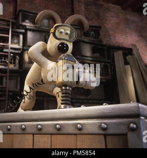 Studio Werbung immer noch von "Wallace & Gromit: Der Fluch der Were-Rabbit' Gromit © 2005 DreamWorks Datei Referenz # 307361477 THA nur für redaktionelle Verwendung - Alle Rechte vorbehalten Stockfoto