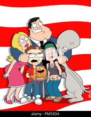 Studio Werbung noch von 'American Dad!' Stan Smith, Rodger, Hayley, Klaus, Steve, Francine 2005 Datei Referenz # 307362322 THA nur für redaktionelle Verwendung - Alle Rechte vorbehalten Stockfoto