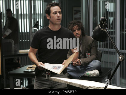 Szenenfoto aus "Numb3rs" (Episode: Vertrauen Metrisch) Rob Morrow, David Krumholtz 2007 Photo Credit: Robert Voets Datei Referenz # 30738491 THA nur für redaktionelle Verwendung - Alle Rechte vorbehalten Stockfoto