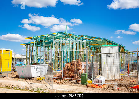 Neue australische Häuser im Bau in Sydney, Australien Stockfoto