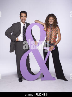 Studio Werbung noch von 'Wille und Gnade" Eric McCormack, Debra Messing ca. 2002 Foto: Paul Drinkwater Datei Referenz # 307541249 THA nur für redaktionelle Verwendung - Alle Rechte vorbehalten Stockfoto