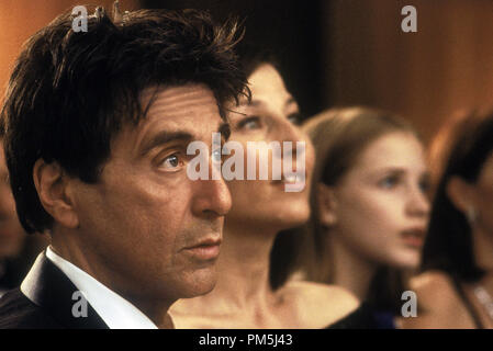 Film Still / Werbung immer noch von den 1 m0ne' ('Simone') Al Pacino, Catherine Keener, Evan Rachel Wood © 2002 New Line Cinema Photo Credit: Darren Michaels Stockfoto
