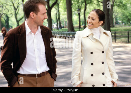 Film Still / Werbung immer noch von "Hilfe in Manhattan" Jennifer Lopez, Ralph Fiennes © 2002 Columbia Pictures Stockfoto