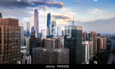 Städtische Landschaft von Guangzhou, China Stockfoto