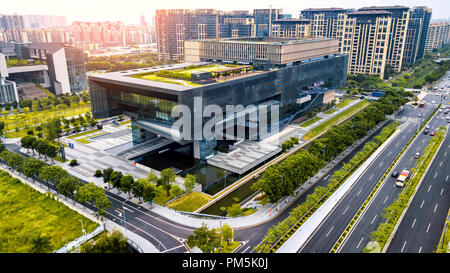 Städtische Landschaft von Guangzhou, China Stockfoto
