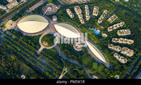Städtische Landschaft von Guangzhou, China Stockfoto
