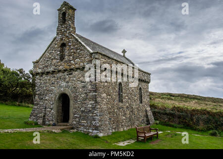 Kapelle unserer Lieben Frau und St. Non, St. David's, Pembrokeshire, Wales Stockfoto