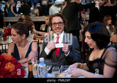 Robert Downey Jr. auf der 68. jährlichen Golden Globe Awards im Beverly Hilton in Beverly Hills, CA am Sonntag, 16. Januar 2011. Stockfoto
