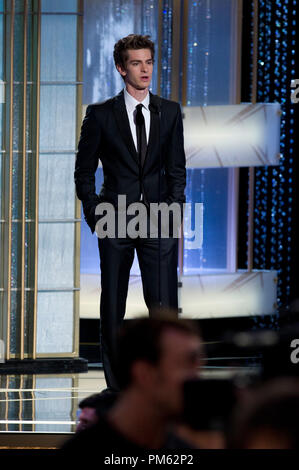 Andrew Garfield präsentiert auf der 68. jährlichen Golden Globe Awards im Beverly Hilton in Beverly Hills, CA am Sonntag, 16. Januar 2011. Stockfoto