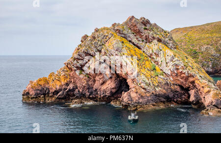 Berlengas Inseln, Portugal: Schöne Felsformation in der Berlengas Reservierung Stockfoto