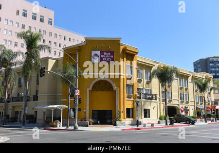 LONG BEACH, CALIF-Sept 10, 2018: Best Western Hotel. In der Nähe des Convention Center und Business District in Downtown Long Beach. Stockfoto