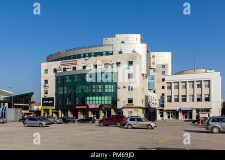 Chaskowo, Bulgarien - 15. MÄRZ 2014: Business Gebäude im Zentrum der Stadt von Haskovo, Bulgarien Stockfoto