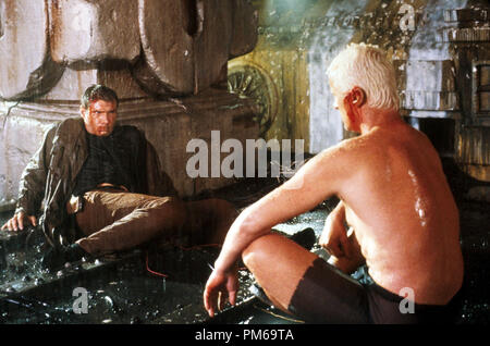 Harrison Ford, Rutger Hauer, "Blade Runner" 1982 Stockfoto