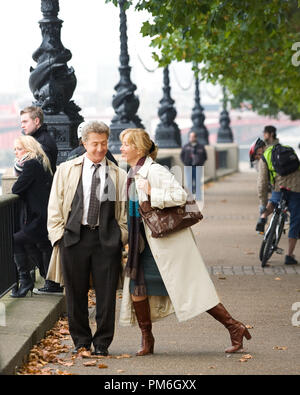 Szenenfoto aus "Last Chance Harvey" Dustin Hoffman, Emma Thompson, © 2008 Overture Filme Photo Credit: Laurie Sparham Datei Referenz # 30755829 THA nur für redaktionelle Verwendung - Alle Rechte vorbehalten Stockfoto