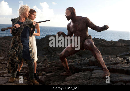 "Der Sturm" (L-R) Helen Mirren, Felicity Jones, Djimon Hounsou Stockfoto