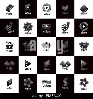 Vektor logo Film Stock Vektor