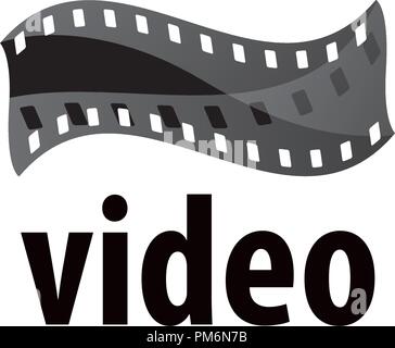 Vektor logo Film Stock Vektor