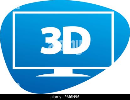 Vektor logo Stereoskopie Stock Vektor