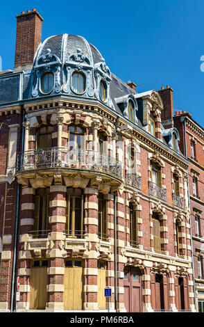 Typische Gebäude mitten im Zentrum von Rouen, Frankreich Stockfoto