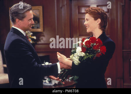 Szenenfoto aus "der amerikanische Präsident" Michael Douglas, Annette Bening © 1995 Castle Rock Entertainment Photo Credit: Francois Duhamel Datei Referenz # 31043682 THA nur für redaktionelle Verwendung - Alle Rechte vorbehalten Stockfoto