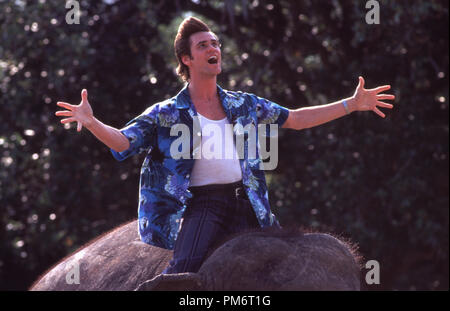 Szenenfoto aus "Ace Ventura: Wenn die Natur ruft", Jim Carrey © 1995 Warner Brothers Photo Credit: Marsha Blackburn Datei Referenz # 31043692 THA nur für redaktionelle Verwendung - Alle Rechte vorbehalten Stockfoto