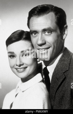 Audrey Hepburn und Ehemann Mel Ferrer, circa 1959. Datei Referenz # 31202 041 THA Stockfoto