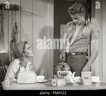 Elizabeth Taylor, James Dean, 'Giant' 1955 Warner Brothers Datei Referenz # 31202 098 THA Stockfoto