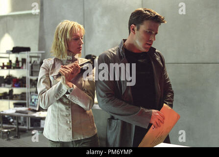 Studio Werbung immer noch von "PAYCHECK" Ben Affleck, Uma Thurman Foto von Doug Curran © 2003 Dreamworks Datei Referenz # 307531046 THA nur für redaktionelle Verwendung - Alle Rechte vorbehalten Stockfoto