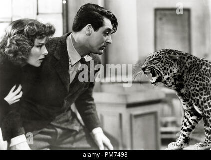 Katharine Hepburn und Cary Grant, Bringing up baby" 1938 RKO Datei Referenz # 30928 091 THA Stockfoto