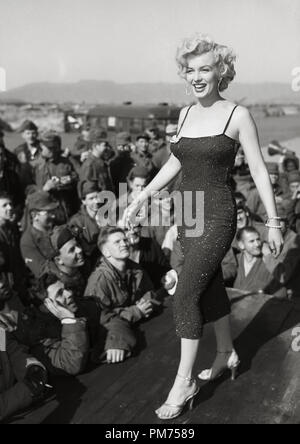 Marilyn Monroe in Korea, 1954. Datei Referenz # 30928 409 THA Stockfoto