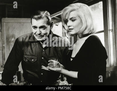 Clark Gable und Marilyn Monroe, "The Misfits" 1961. Datei Referenz # 30928 411 THA Stockfoto