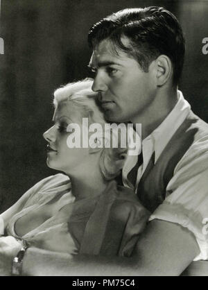 Werbung Foto von Jean Harlow und Clark Gable, "Red Dust" 1932 MGM. Foto von Clarence Sinclair Stier Datei Referenz # 30928 484 THA Stockfoto