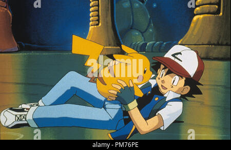 Film Still / Werbung noch von 'Pokemon: Der erste Film "Pikachu, Ash Ketchum © 1999 Warner Brothers Datei Referenz # 30973520 THA nur für redaktionelle Verwendung - Alle Rechte vorbehalten Stockfoto