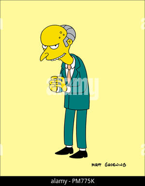 Film Still / Werbung immer noch von "Die Simpsons" c.Montgomery Burns ca. 1999 - 2000 Datei Referenz # 30973776 THA nur für redaktionelle Verwendung - Alle Rechte vorbehalten Stockfoto