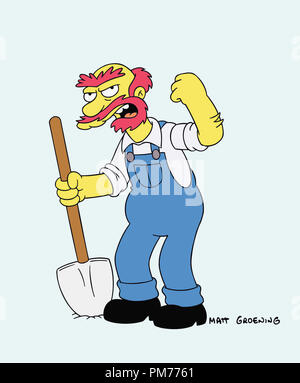 Film Still / Werbung immer noch von "Die Simpsons" Groundskeeper Willy ca. 1999 - 2000 Datei Referenz # 30973784 THA nur für redaktionelle Verwendung - Alle Rechte vorbehalten Stockfoto