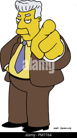 Film Still / Werbung immer noch von "Die Simpsons" Kent Brockman ca. 1999 - 2000 Datei Referenz # 30973787 THA nur für redaktionelle Verwendung - Alle Rechte vorbehalten Stockfoto