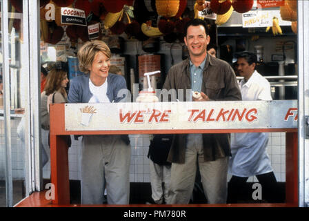 Szenenfoto aus "Sie haben Post" Meg Ryan, Tom Hanks © 1998 Warner Brothers Photo Credit: Brian Hamill Datei Referenz # 30996018 THA nur für redaktionelle Verwendung - Alle Rechte vorbehalten Stockfoto