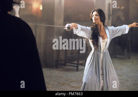 Szenenfoto aus "Die Maske des Zorro Antonio Banderas, Catherine Zeta-Jones © 1998 Tri-Star Pictures Photo Credit: Rico Torres Datei Referenz # 30996145 THA nur für redaktionelle Verwendung - Alle Rechte vorbehalten Stockfoto