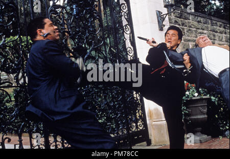 Szenenfoto aus "Rush Hour" Jackie Chan © 1998 New Line Cinema Datei Referenz # 30996275 THA nur für redaktionelle Verwendung - Alle Rechte vorbehalten Stockfoto