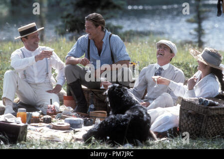 Szenenfoto aus "Legenden der Fall' Henry Thomas, Brad Pitt, Aidan Quinn, Julia Ormond © 1994 TriStar Bilder Photo Credit: Kerry Hayes Datei Referenz # 31129285 THA nur für redaktionelle Verwendung - Alle Rechte vorbehalten Stockfoto