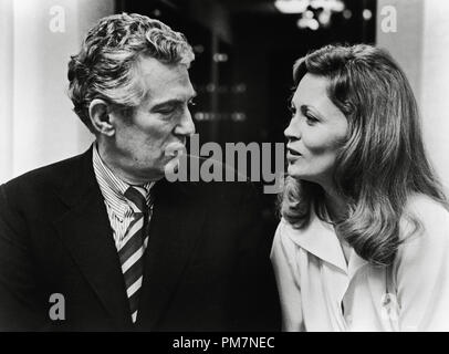 Peter Finch und Faye Dunaway, 'Netzwerk' 1976 MGM Datei Referenz # 31202 888 THA Stockfoto