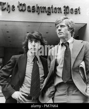 Robert Redford und Dustin Hoffman "Alle Männer" des Präsidenten 1976 Warner Datei Referenz # 31202 976 THA Stockfoto