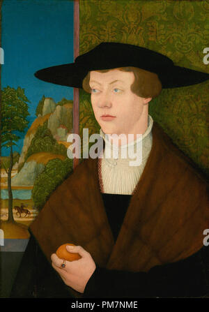 Hans Roth [Vorderseite]. Stand: 1527. Abmessungen: Overall (sichtbare Oberfläche): 42,6 x 30 cm (16 3/4 x 11 13/16 in.) gerahmt: 49,6 x 37 cm (19 1/2 x 14 9/16 in.). Medium: Öl auf. Museum: Nationalgalerie, Washington DC. Autor: BERNHARD STRIGEL. Stockfoto