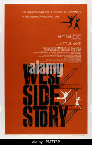 Film Cover von 'West Side Story' 1961 Datei Referenz # 31386 537 THA Stockfoto